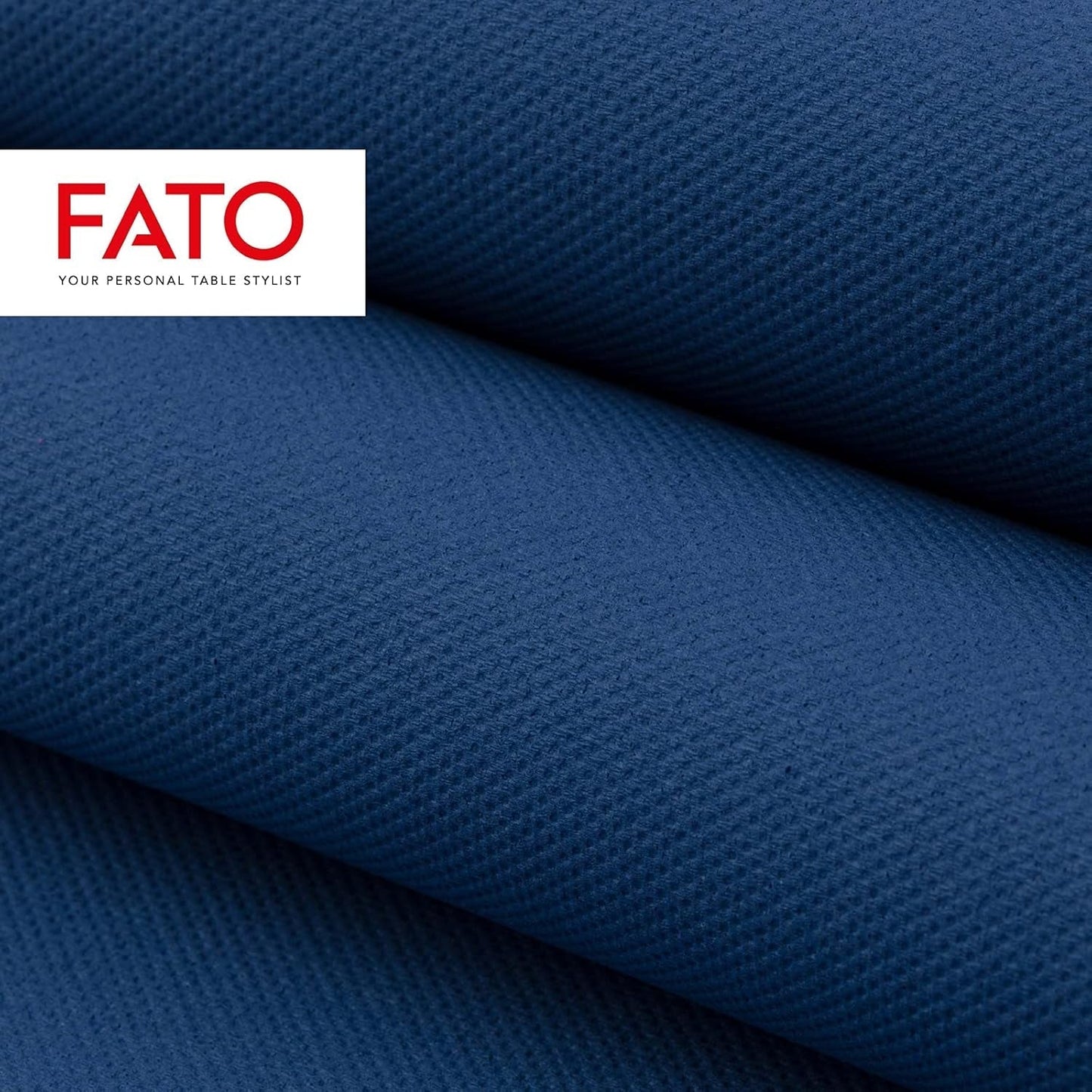 - Pañuelos de papel desechables suaves y delicados, paquete de 40 pañuelos de tamaño 38 x 38 doblados en 4 2 capas, color azul noche, papel de celulosa 100 % puro, certificado Fsc (paquete de 3)