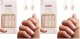 Kiss Nude Nails - Uñas increíbles (paquete de 2)