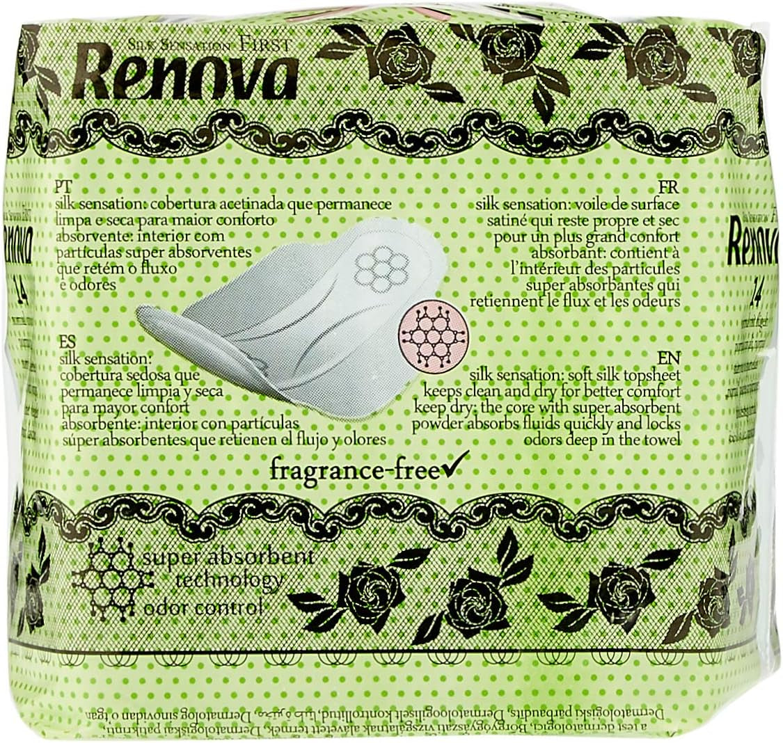Renuevan las primeras compresas normales con alas | 14 tabletas | Ultrafino y superabsorbente.