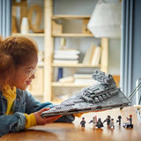 LEGO Star Wars Destructor Estelar Imperial, Set de Nave Estelar, Juguete de Construcción, Set de Juego de Darth Vader y Cal Kestis, Regalo de Cumpleaños para Niños, Niñas y Fanáticos 75394 Juegos de Construcción Besuche den LEGO-Store