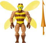 Figura de acción Buzz-Off de Masters of the Universe Origins de la colección Cartoon, de unos 14 cm de altura, de la televisión de los años 80, Líder de abejas con alas y gafas con jabalina, JBM88 Figuras de acción Naty Shop Título predeterminado