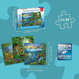 Ravensburger Puzzle Infantil - 09317 La Fascinación de los Dinosaurios - Puzzle de 3X49 Piezas para Niños a Partir de 5 Años Puzzle Naty Shop