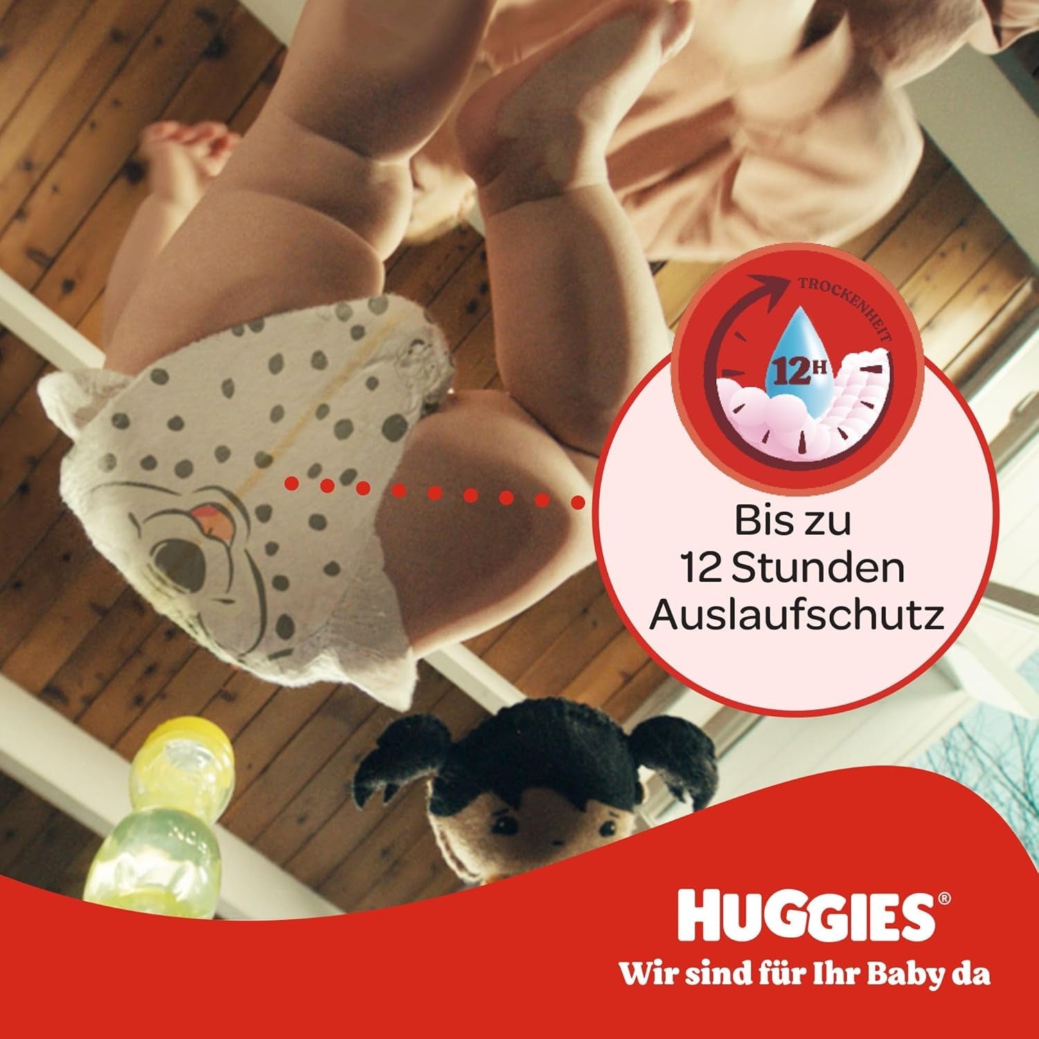Huggies Pañales para bebé Little Movers Diseño Disney Tamaño 4 Caja mensual de 150 unidades (3 x 50)