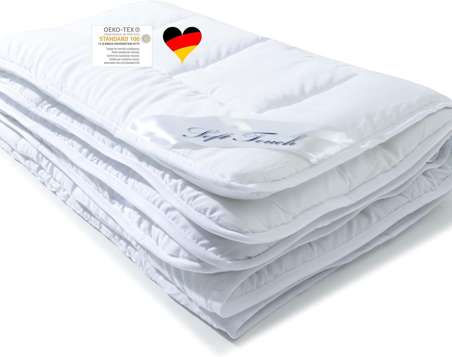 Aqua-Textil Edredón 4 Estaciones 135X200Cm Mantas Anudadas Invierno 800G Verano 600G Climatizador Oeko-Tex Edredones y Edredones Naty Shop 135 X 200 Cm Microfibra ligera de verano