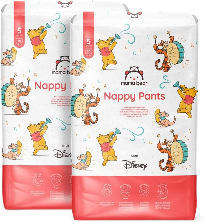 Marca Amazon: Mama Bear Disney Talla 6 (15+ kg) - Paquete mensual, Blanco, 120 piezas (2 paquetes de 60)