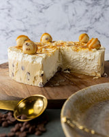 Pastel de masa para galletas RUF Ohne Backen, Tortenboden Aus Keksteig Mit Frischkäse-Creme Und Schokoladenstückchen, Inkl. Kuchenform, 1X325G Mezcla para hornear y cocinar Naty Shop
