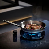 Sartén WMF Profi de acero inoxidable 24 cm inducción, sartén de acero inoxidable Cromargan Ollas y Sartenes Naty Shop