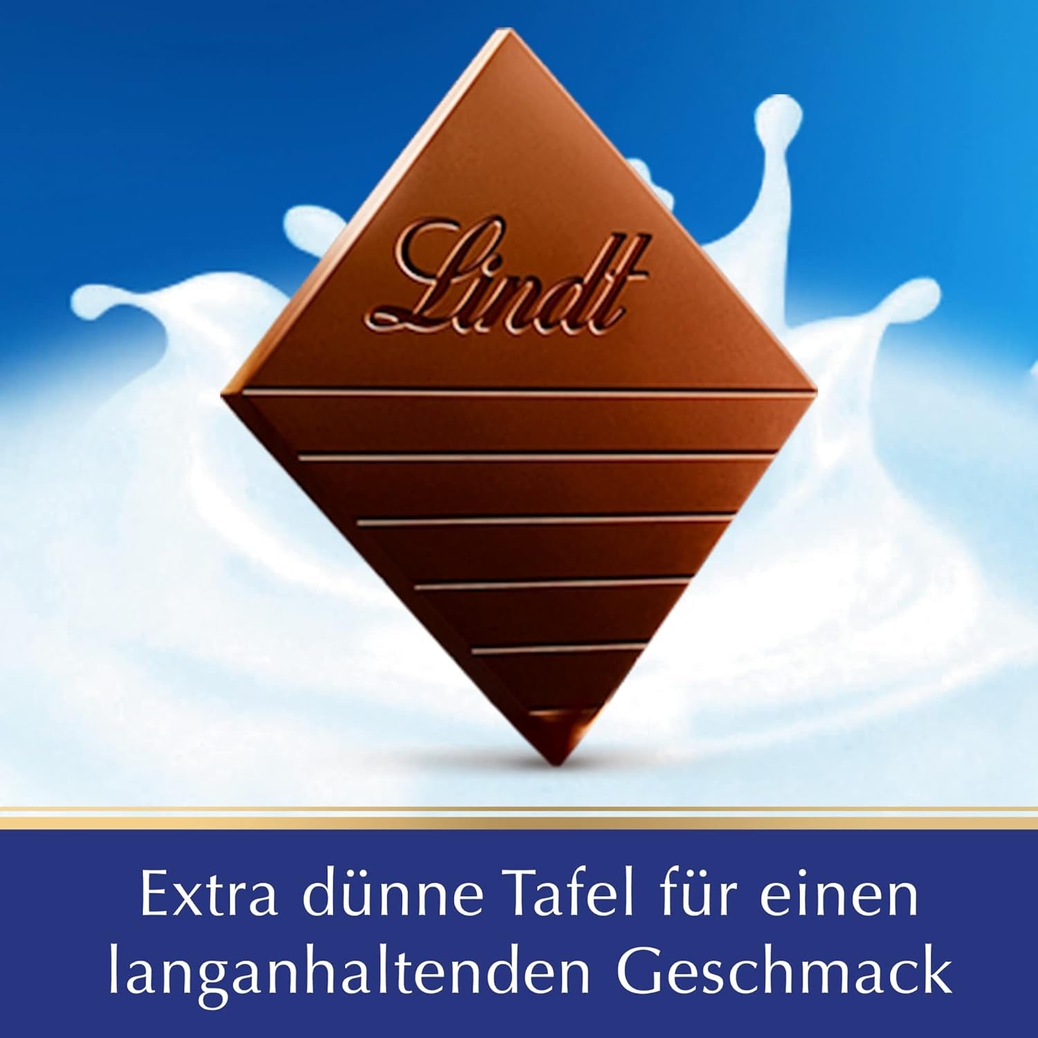 Lindt EXCELLENCE Chocolate con leche extra cremoso | Barra 100g | Chocolate con leche fino y premium con un sabor cremoso y lácteo | Aroma intenso y persistente | regalo de chocolate
