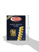 Pasta Barilla Collezione Fusilli Trozos Cortos, (1 x 500 g)