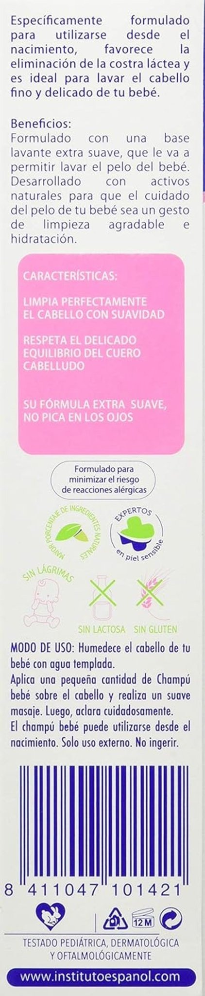 Champu Línea Bebé Extra Suave - 300 Ml. Niños - Baño y Cuidado de la Piel Naty Shop