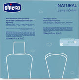 CHICCO NATURAL SENSATION - SET 2: 1 CHAMPÚ Y BAÑO - NO RESECANTE 200 ML, 1 CREMA CAMBIADORA 4 EN 1 100 ML Infantil - Baño y Cuidado Naty Shop