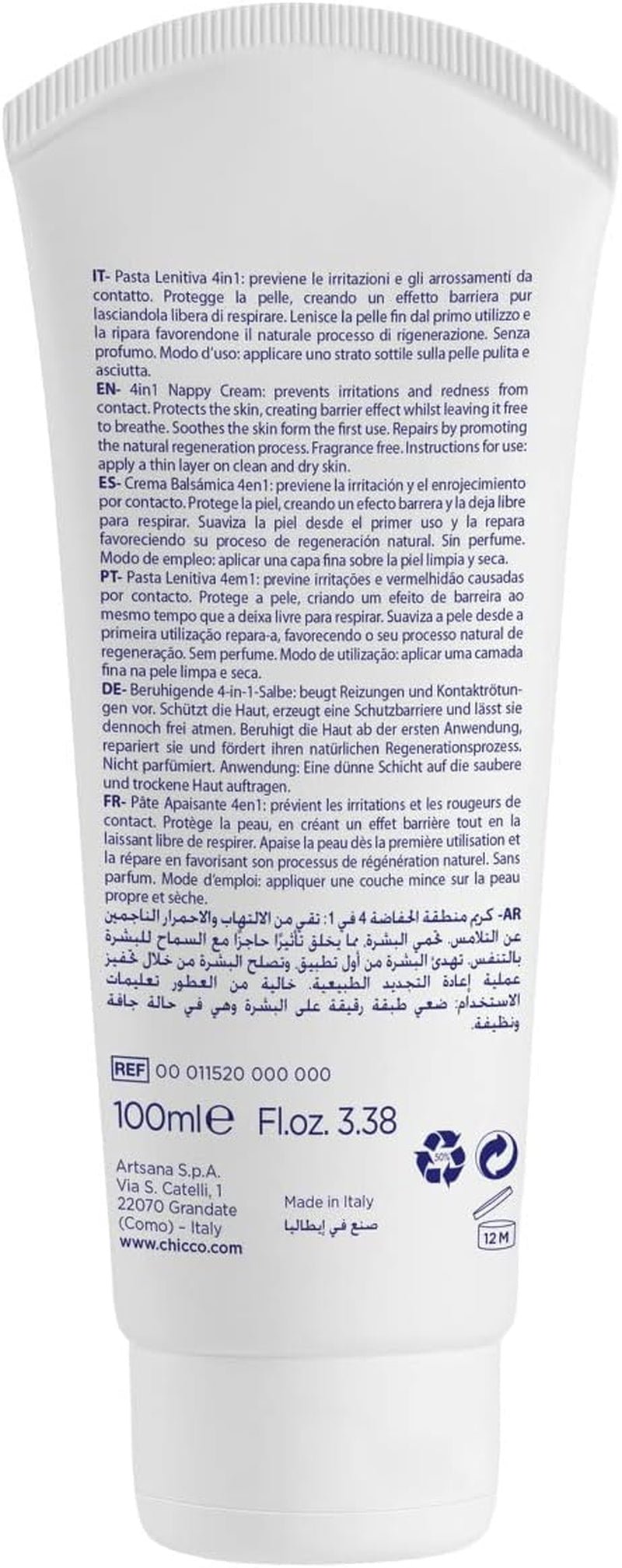 CHICCO NATURAL SENSATION - SET 2: 1 CHAMPÚ Y BAÑO - NO RESECANTE 200 ML, 1 CREMA CAMBIADORA 4 EN 1 100 ML Infantil - Baño y Cuidado Naty Shop