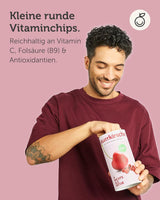 Cerezas amargas liofilizadas BUAH® | Cerezas amargas enteras como snack o para muesli | Sustituto ideal de los dulces | Vegano y sin azúcares añadidos | 135g Naty Shop productos deshidratados