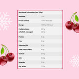 Cerezas liofilizadas trozos 100g - Frutas liofilizadas - Frutas secas liofilizadas - Cerezas amargas desecadas - Perfecto para repostería, decoración de tartas, snacks, muesli y postres Productos deshidratados Naty Shop