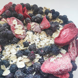 Cerezas liofilizadas | Cerezas ácidas secas | Frutas liofilizadas | Frutas secas liofilizadas | Frutas liofilizadas Cerezas secas | Batido de pieles Frutas liofilizadas (90g) Productos deshidratados Naty Shop