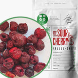 Cerezas liofilizadas | Cerezas ácidas secas | Frutas liofilizadas | Frutas secas liofilizadas | Frutas liofilizadas Cerezas secas | Fur Smoothie Frutas liofilizadas (90g) Productos deshidratados Naty Shop 90 G (1 paquete)
