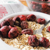 Cerezas liofilizadas | Cerezas ácidas secas | Frutas liofilizadas | Frutas secas liofilizadas | Frutas liofilizadas Cerezas secas | Batido de pieles Frutas liofilizadas (90g) Productos deshidratados Naty Shop