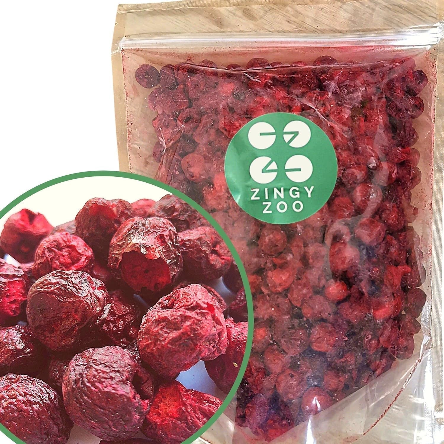 Cerezas liofilizadas | Cerezas ácidas secas | Frutas liofilizadas | Frutas secas liofilizadas | Frutas liofilizadas Cerezas secas | Fur Smoothie Frutas liofilizadas (90g) Productos deshidratados Naty Shop 300 G (1 paquete)