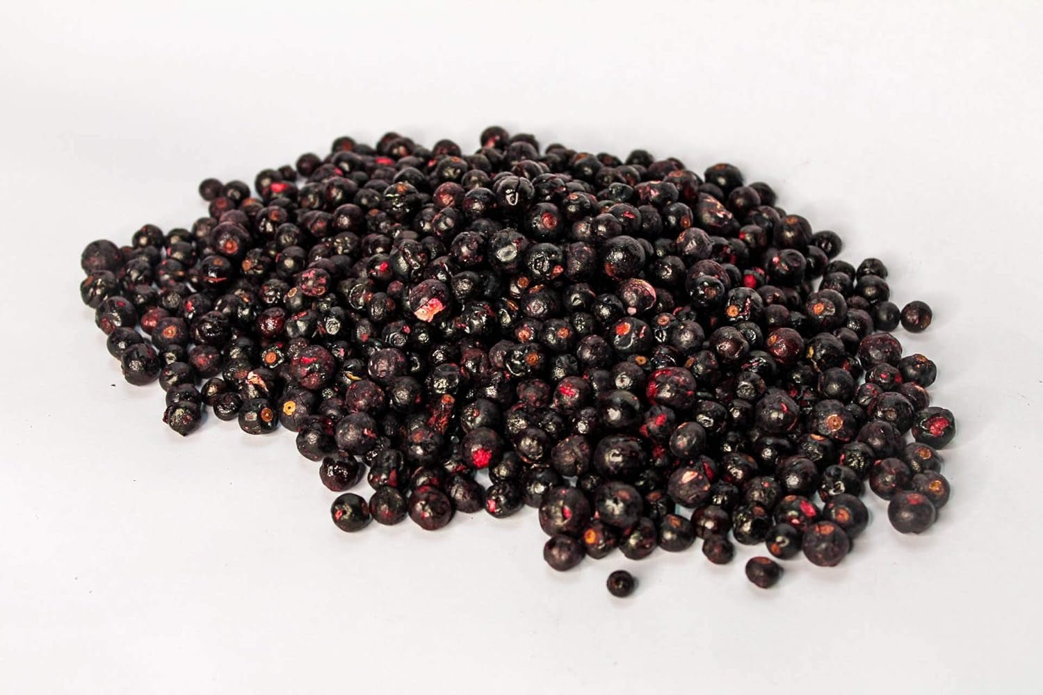 Grosellas negras liofilizadas 250g - Frutas liofilizadas - Frutas secas liofilizadas - Grosellas negras secas para repostería, muesli, decoración de tartas, postres Productos deshidratados Naty Shop