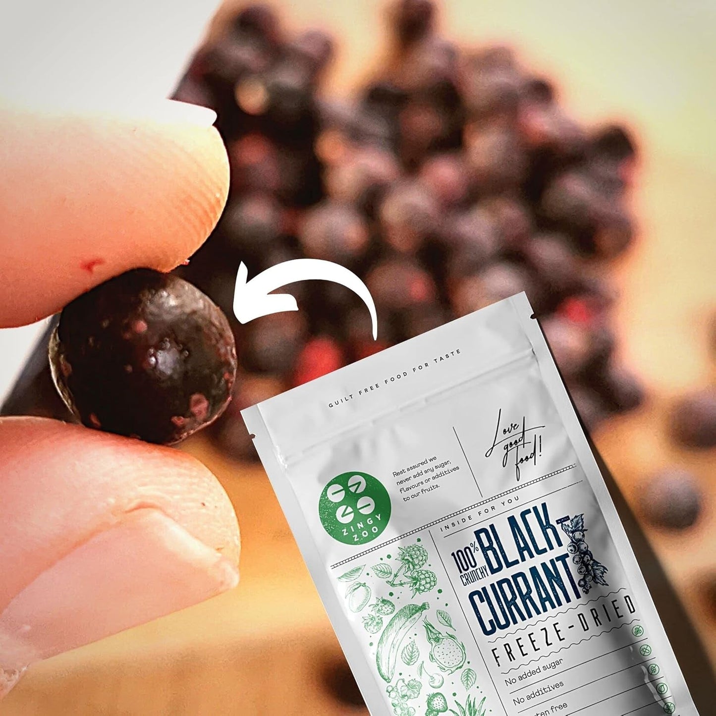 Grosellas negras liofilizadas | Grosellas secas 100% naturales | Sin azúcares añadidos Dulces liofilizados saludables | Frutas liofilizadas Frutas liofilizadas Productos deshidratados Naty Shop