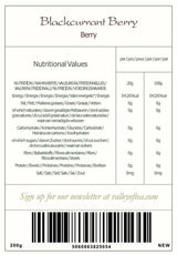 Grosellas negras ecológicas sin azúcar - Grosellas secas Bayas frutales - ideal para hornear Grosellas Frambuesas Té Grosellas negras Grosellas negras secas Productos deshidratados Naty Shop
