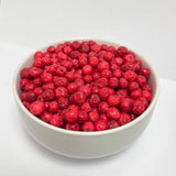 Grosellas rojas enteras liofilizadas 100g - Frutas liofilizadas - Frutas secas liofilizadas - Grosellas para repostería, decoración de tartas, snacks, muesli, postres Productos deshidratados Naty Shop