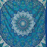 Momomus Alfombra Grande Picnic Manta Playa Fina Repelente Hogar - Accesorios y Decoración Naty Shop Azul 230L X 210B Cm