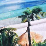 Tapiz alfombra ventana estetica poliéster playa grande Hogar - Accesorios y Decoración Naty Shop