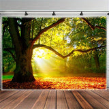 Alfombra tapiz bosque lienzo árbol sol cielo Hogar - Accesorios y Decoración Naty Shop