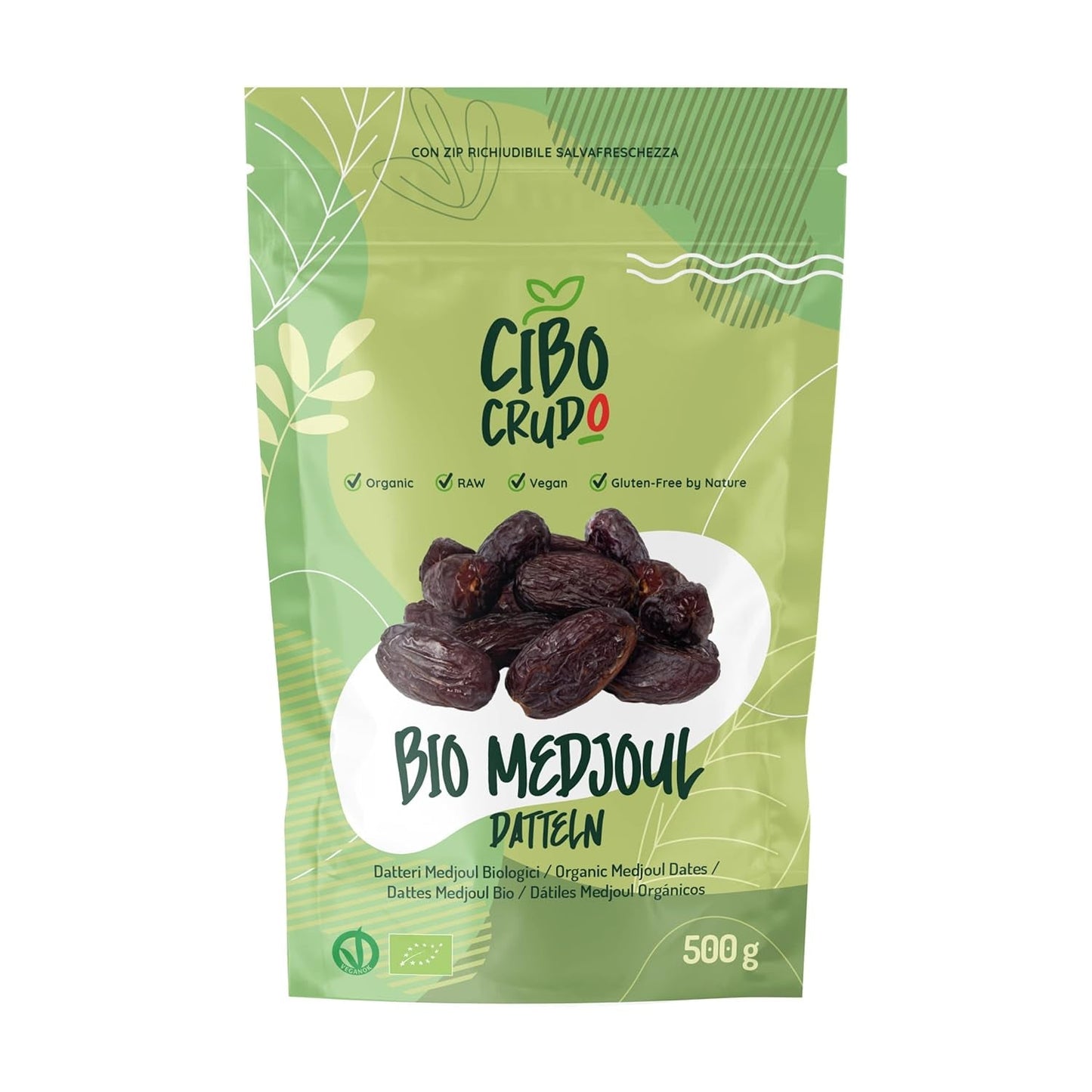 Dátiles sin semillas Deglet Nour Bio - 500g. Dátiles secos orgánicos naturales Deglet Nour. Dátiles secos. Productos deshidratados Naty Shop 500G Dátiles Medjool