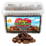 Dátiles secos Bite & Delight - Enteros, secos y naturales - Dulces aromáticos - Deliciosos y jugosos - Snack de frutas listo para comer - Vegano - Sin azúcares añadidos - 1250g Naty Shop productos deshidratados 1000 Ml