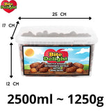 Dátiles secos Bite & Delight - Enteros, secos y naturales - Dulces aromáticos - Deliciosos y jugosos - Snacks de frutas listos para comer - Vegano - Sin azúcares añadidos - 1250g Naty Shop productos deshidratados