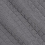 Amazon Basics edredón extragrande con relieve, 170 x 210 cm, estampado de rombos gris oscuro Camas y mantas Besuche den Amazon Basics-Store