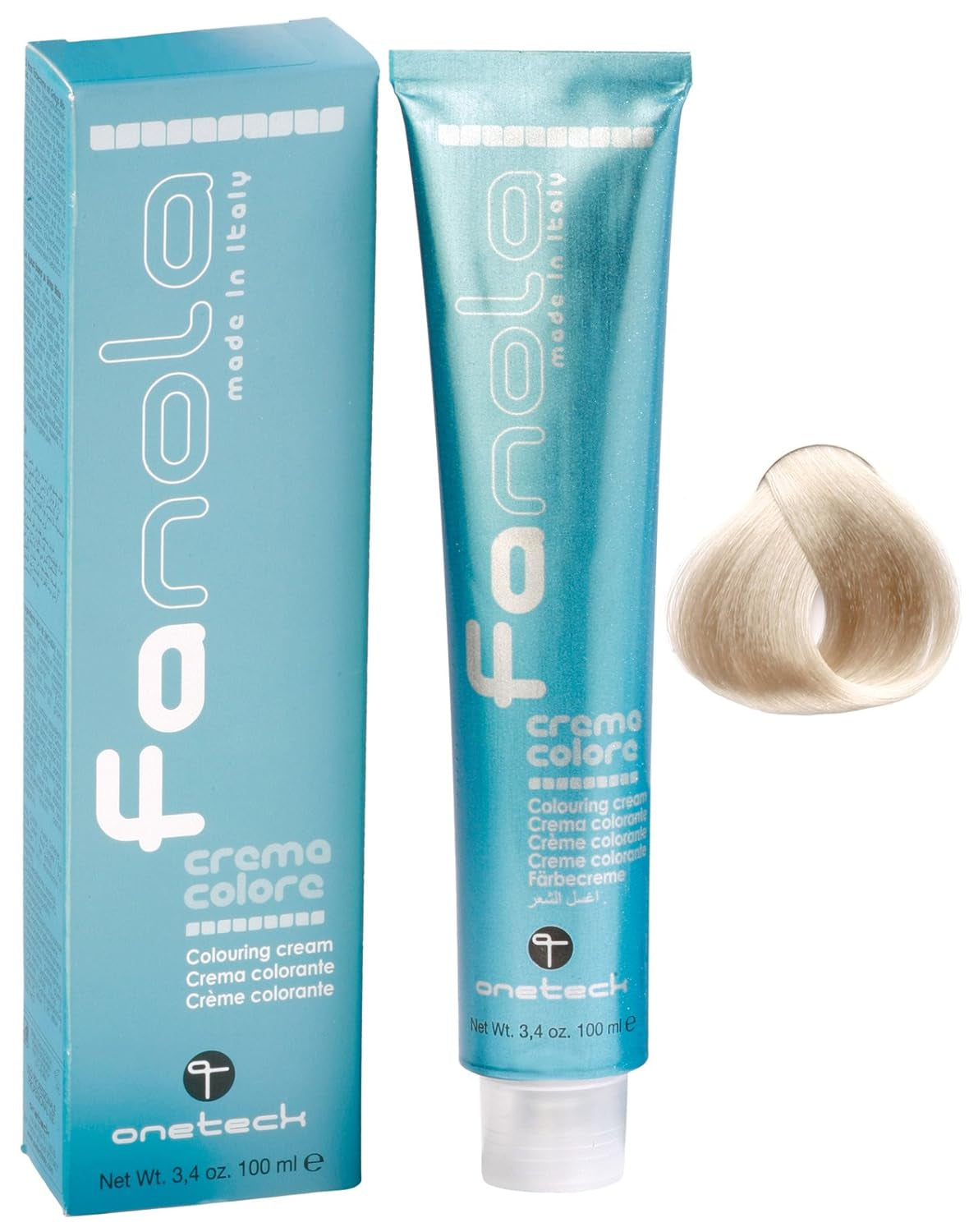 Fanola crema colore Crema colorante 7.0 Rubio, 100 ml