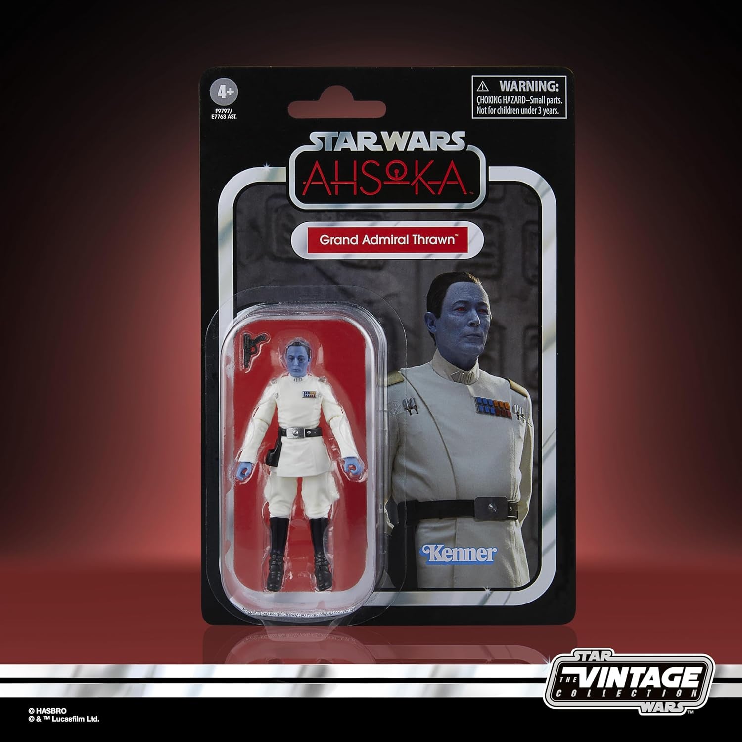 Star Wars Gran Almirante Thrawn Colección Vintage Star Wars: Figura de acción coleccionable Ahsoka (escala 9,5 cm) Figuras de acción Naty Shop