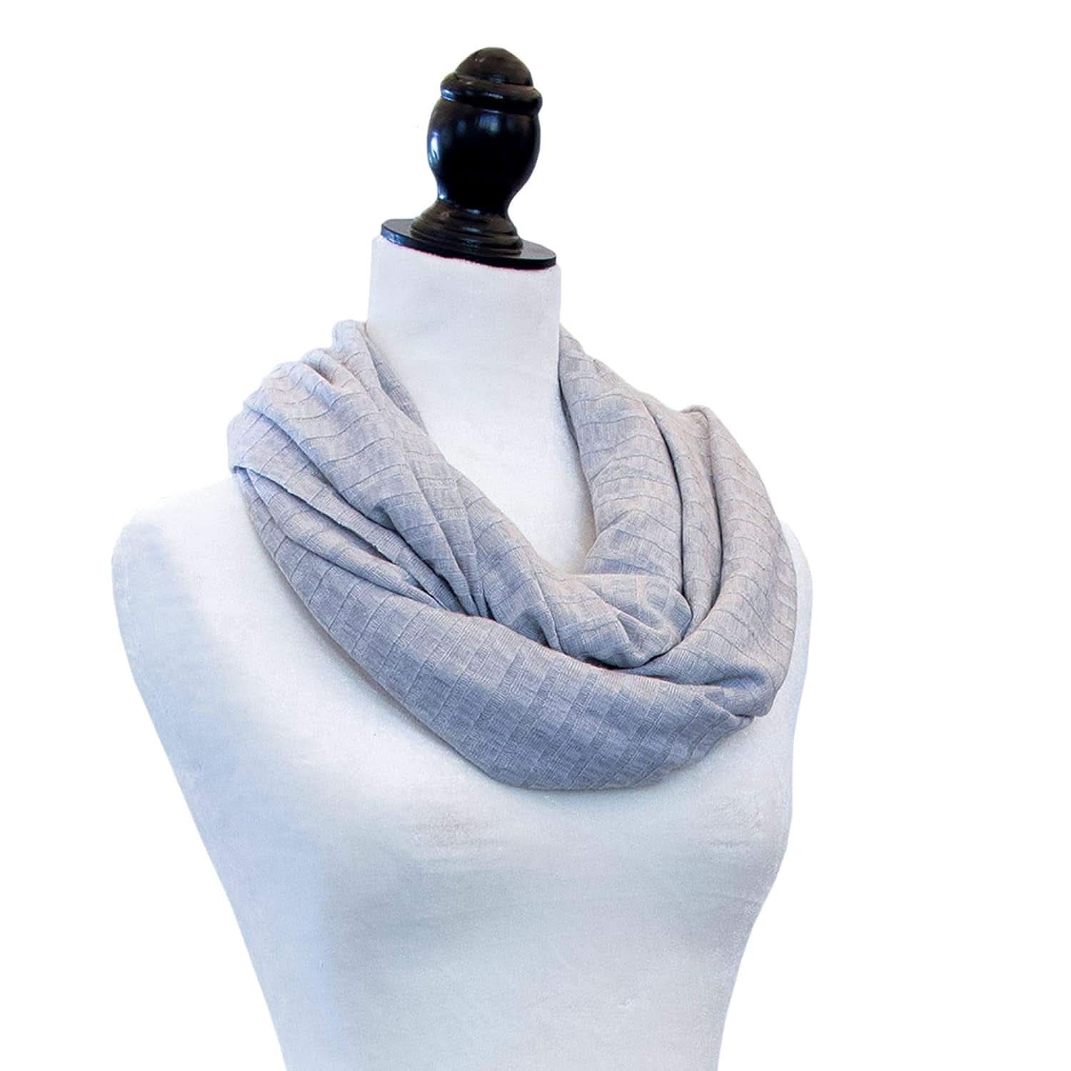 Chicco - Pañuelo de lactancia Boppy Infinity 17 Cm gris Accesorios Alimentación y Lactancia Bebe Naty Shop