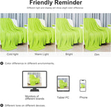 Sourcing Map Manta acogedora colcha Manta de lana suave y cálida como manta de sofá Manta de sofá Sala de estar y manta de peluche Manta de lana suave terciopelo felpa verde manzana 150X200Cm Camas y mantas uxcell