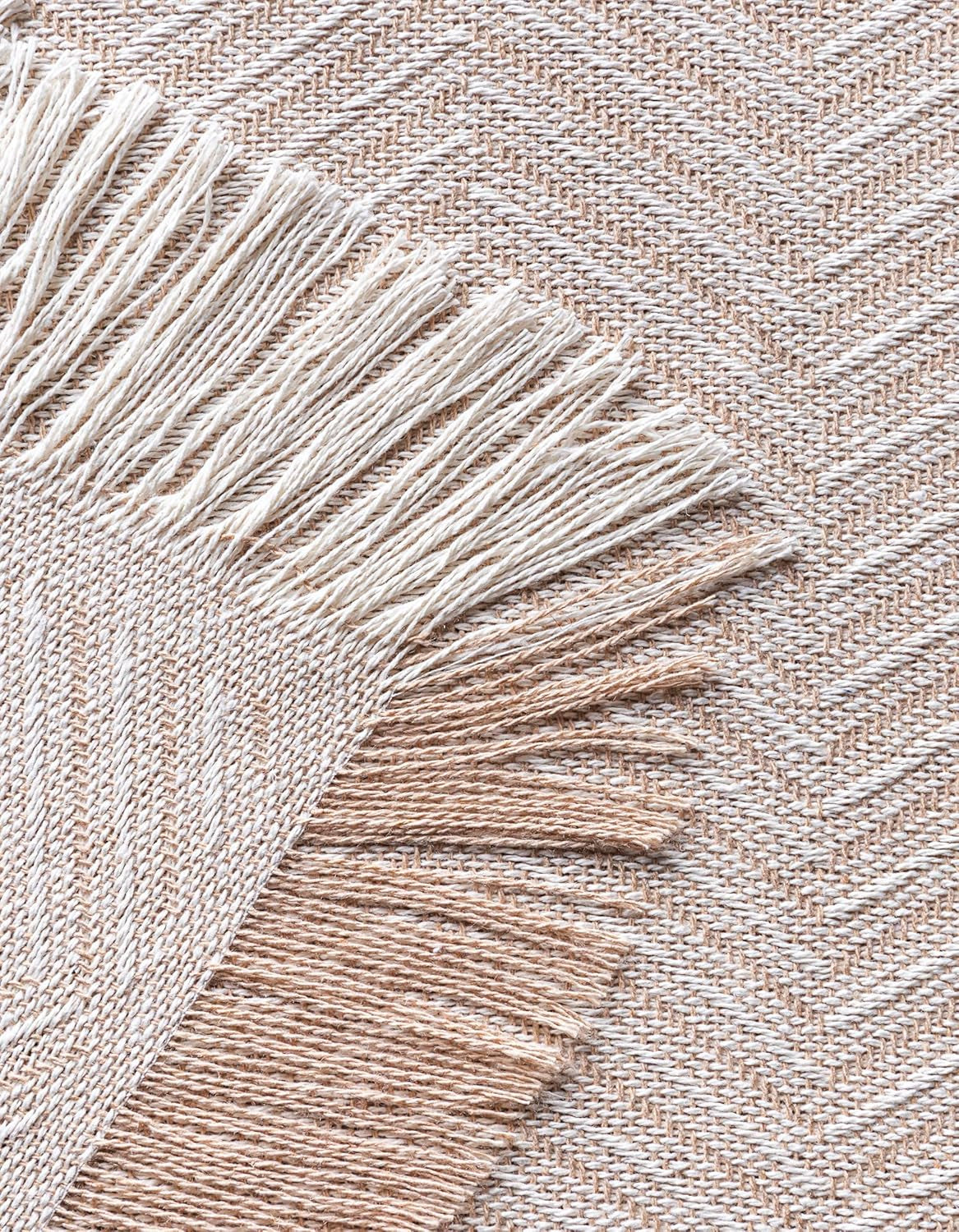 Todocama Colcha Multifuncional, colcha, colcha, funda de sofá, jarapas, estampado de espiga (230 X 260 Cm, beige arena). Camas y Mantas Besuche den Todocama-Store