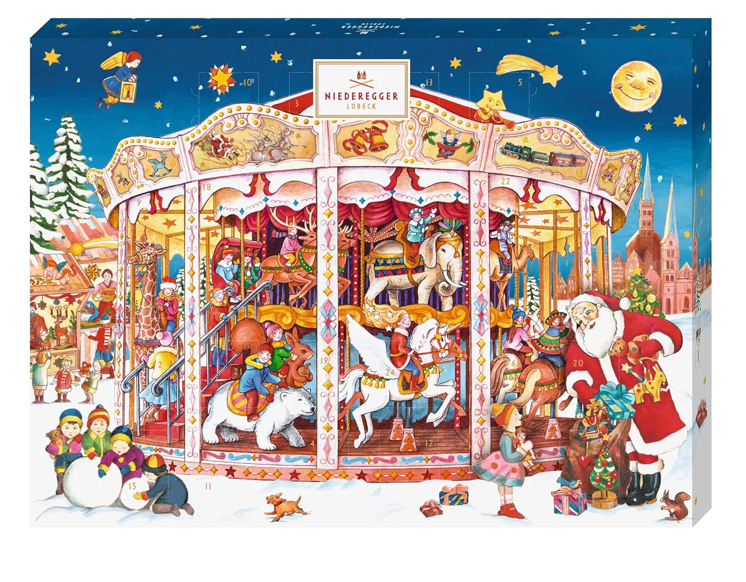 Calendario de Adviento Niederegger Carrusel 500g