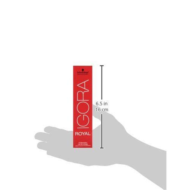 Schwarzkopf IGORA Royal Premium Hair Color 4-0 castaño medio, 1 paquete (1 x 60 g) Tinte para el cabello Naty Shop