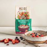 Allos, muesli de frutos rojos sin azúcar, paquete 5 x 500 gramos Cereales Naty Shop