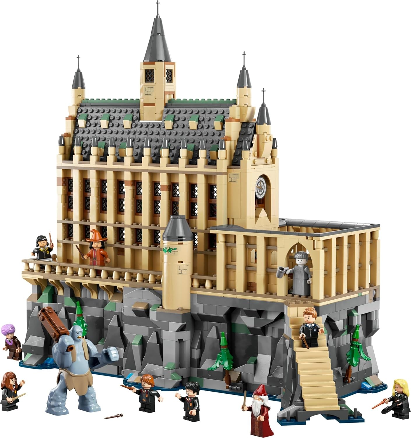LEGO Harry Potter Castillo de Hogwarts: El Gran Salón, juguete coleccionable con 11 minifiguras incluida Hermione Granger, regalo mágico para niños y niñas 76435 Juegos de construcción Besuche den LEGO-Store