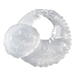 Infantino 316564-01 Infantino Anillos de dentición transparentes - Anillo de dentición suave, hecho de material no tóxico, para el desarrollo sensorial y apoyo a la dentición, multicolor
