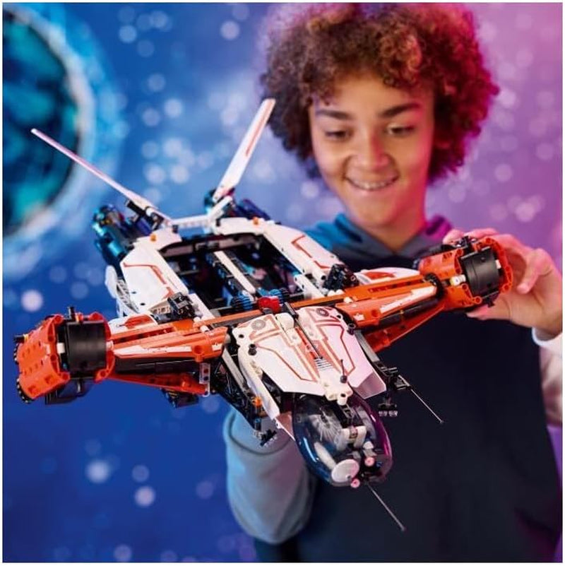 LEGO Technic Vtol Space Transporter LT81, Set de Construcción Espacial, Juguete Espacial, Nave Espacial, Mini Rover, Regalo para Niños y Niñas Mayores de 10 Años 42181 Juegos de Construcción Besuche den LEGO-Store