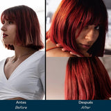 Valquer Power Color Mask formulación vegana y sin siliconas Da color al cabello 290 ml violeta Mascarilla capilar Naty Shop