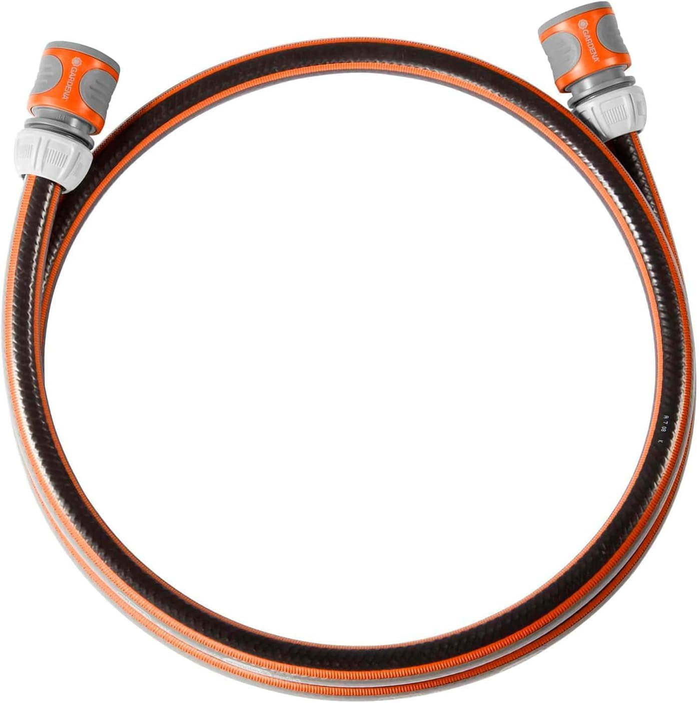Juego de conexión Gardena Classic 13 mm (1/2"), 1,5 m: Adaptador de manguera para conectar el carrete de manguera, manguera con componentes del sistema, 22 bar (18011-20)