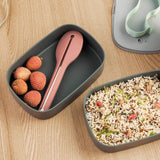 BergHoff caja bento doble - Leo (juego de fiambrera 19x12,5x9 cm, dos cajas, apto para microondas, cierre hermético, apto para lavavajillas, ideal para snacks / snacks / ensalada) 3950126 Cajas para guardar alimentos Naty Shop