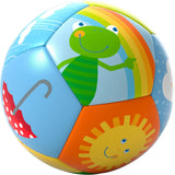 HABA Babyball Rainbow World - Pelota blanda a partir de 6 meses con motivos meteorológicos coloridos, Ø 11 cm, perfecta para la primera atrapada y juegos de pelota - 1306318001 Jucarii Bebe Naty Shop Título predeterminado