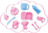 Simba Steffi Love Sweet Dreams / Linda muñeca bebé y cuna / con función de brillar en la oscuridad / 12 piezas / 29 cm / Para niños a partir de 3 años