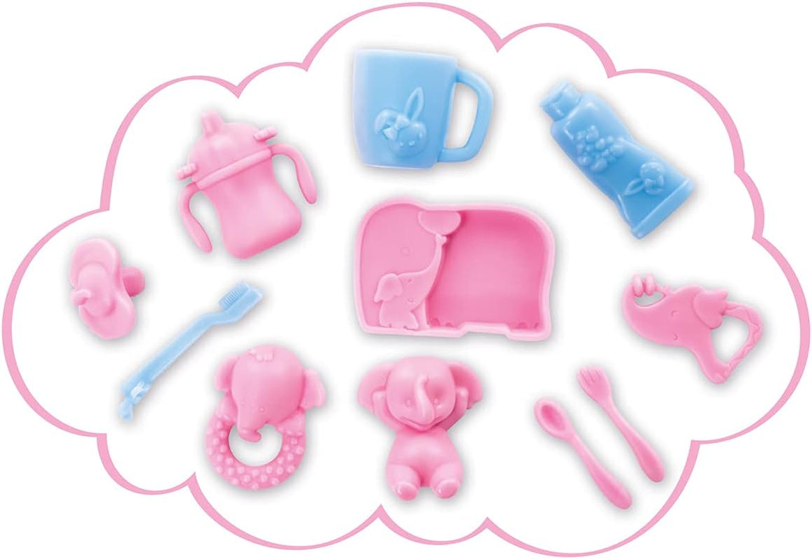 Simba Steffi Love Sweet Dreams / Linda muñeca bebé y cuna / con función de brillar en la oscuridad / 12 piezas / 29 cm / Para niños a partir de 3 años